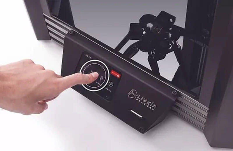 商用桌上型3D列印機直觀的觸控式面板