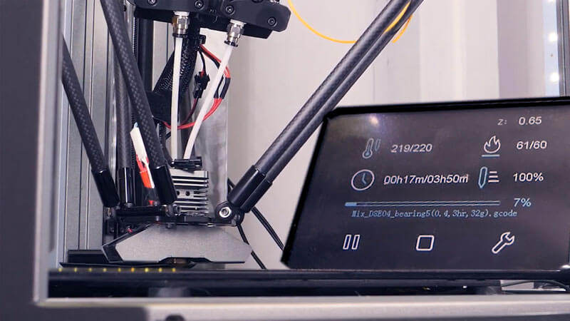 雙料桌上型3D列印機的智慧線材用盡檢知器