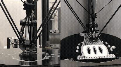 PING 3D Printer 台灣3D列印機廠商-大型雙料3D列印機D450/D600/D800 EXC-列印縮時