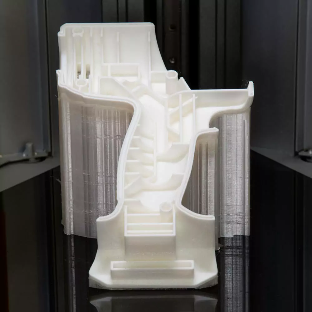 大型雙料3D列印機雙材料支架可實現獨特的結構